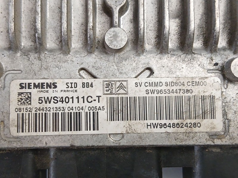 Recambio de centralita para citroën c2 (jm_) 1.4 hdi referencia OEM IAM 9653447380 5WS40111CT 9648624280