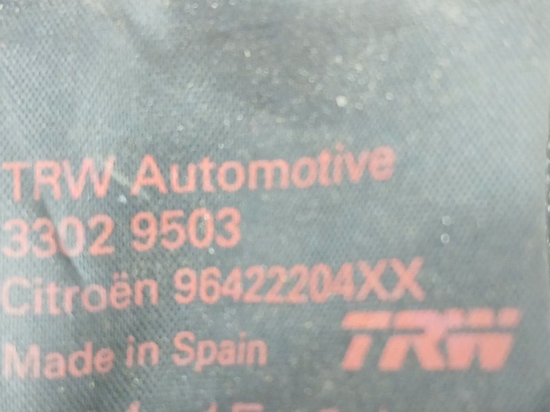 Recambio de cinturon seguridad trasero izquierdo para citroën c2 (jm_) 1.4 hdi referencia OEM IAM 96422204XX  