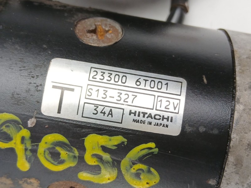 Recambio de motor arranque para nissan terrano ii (r20) 2.7 tdi 4wd referencia OEM IAM 233006T001 S13327 