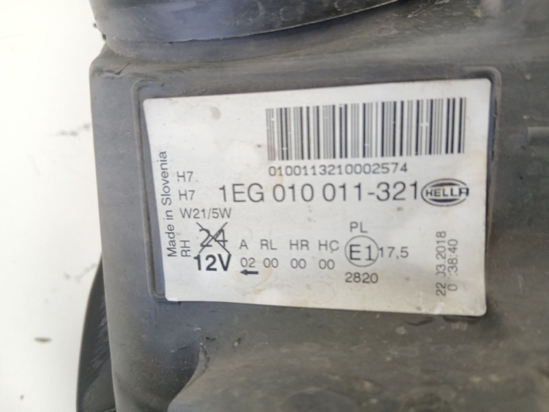 Recambio de faro derecho para opel astra j (p10) 1.7 cdti (68) referencia OEM IAM 13253647 1EG010011321 