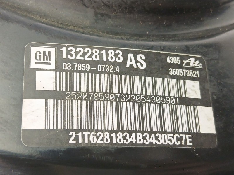Recambio de servofreno para opel insignia a sedán (g09) 2.0 cdti (69) referencia OEM IAM 13228183  