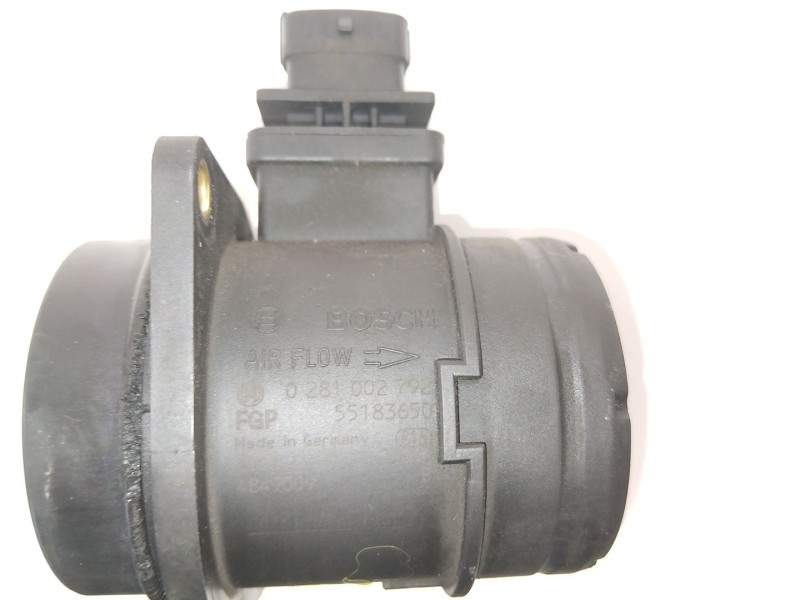 Recambio de caudalimetro para fiat grande punto van (199_) 1.3 jtd multijet (199cxd1b) referencia OEM IAM 55183650 0281002792 