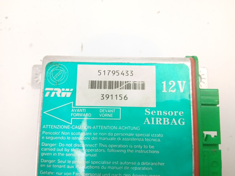Recambio de centralita airbag para fiat grande punto van (199_) 1.3 jtd multijet (199cxd1b) referencia OEM IAM 51795433  