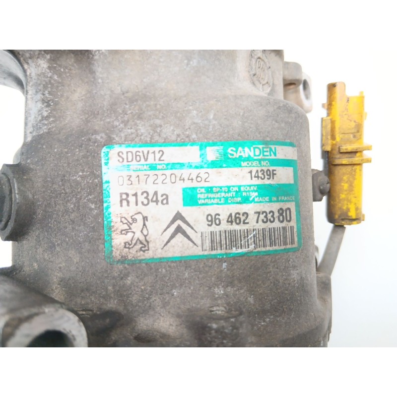 Recambio de compresor aire acondicionado para citroën c2 (jm_) 1.4 hdi referencia OEM IAM 9646273380 SD6V121439F 