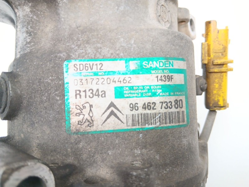 Recambio de compresor aire acondicionado para citroën c2 (jm_) 1.4 hdi referencia OEM IAM 9646273380 SD6V121439F 