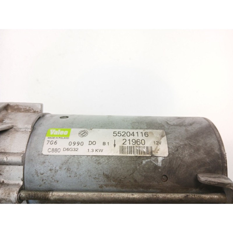 Recambio de motor arranque para fiat grande punto van (199_) 1.3 jtd multijet (199cxd1b) referencia OEM IAM 55204116  