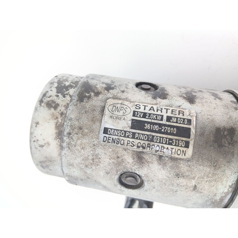 Recambio de motor arranque para hyundai santa fé ii (cm) 2.2 crdi 4x4 referencia OEM IAM 3610027010 031013190 