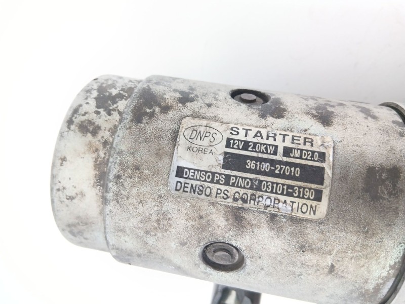 Recambio de motor arranque para hyundai santa fé ii (cm) 2.2 crdi 4x4 referencia OEM IAM 3610027010 031013190 