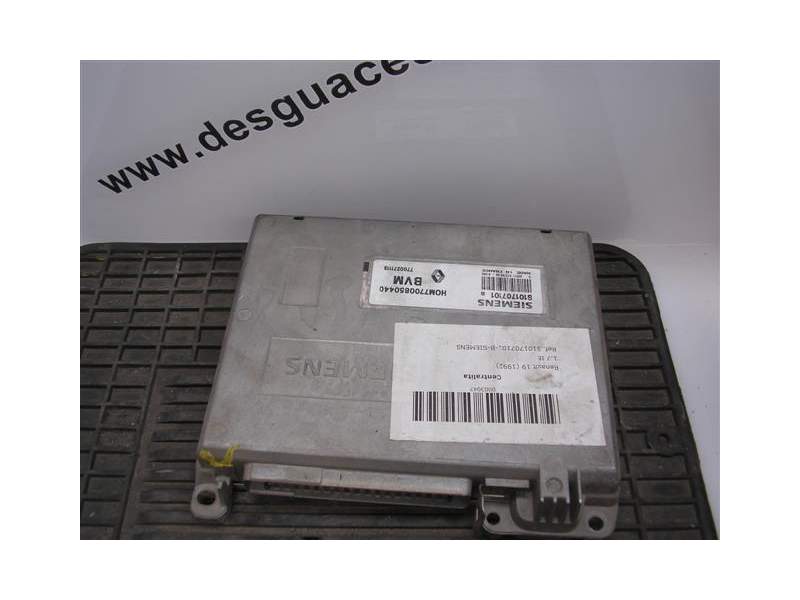 Recambio de centralita para renault 19 1.7 ie referencia OEM IAM 7700850440 S101707101B 
