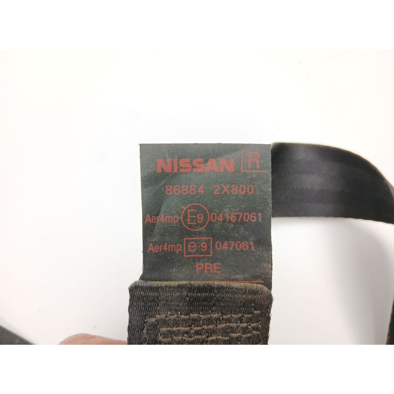 Recambio de cinturon seguridad delantero derecho para nissan terrano ii (r20) 2.7 tdi 4wd referencia OEM IAM 868842X800  
