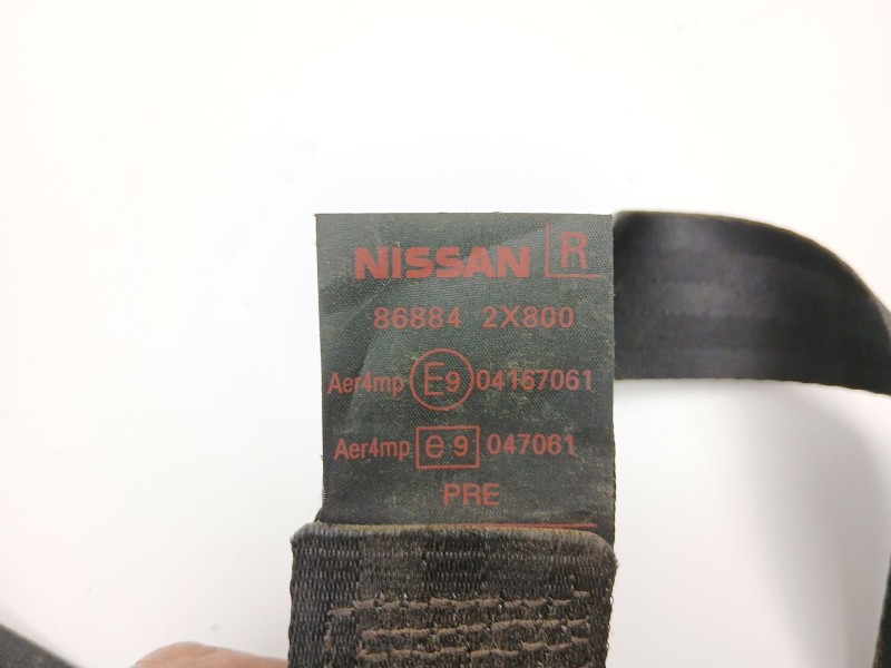 Recambio de cinturon seguridad delantero derecho para nissan terrano ii (r20) 2.7 tdi 4wd referencia OEM IAM 868842X800  