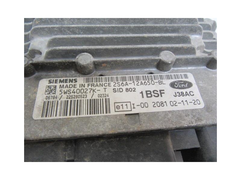 Recambio de centralita : ford fiesta : 1.4 tdci (67,98cv) [2003] para ford fiesta 1.4 tdci referencia OEM IAM 5WS40027K-T  