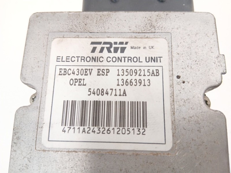 Recambio de abs para opel vectra c gts (z02) 1.8 16v (f68) referencia OEM IAM 13136694  13663913