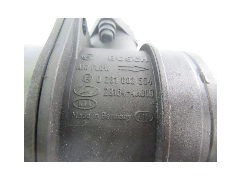 Recambio de caudalimetro : kia carnival : 2.9 crdi [2004] para kia carnival 2.9 crdi referencia OEM IAM 0281002554  