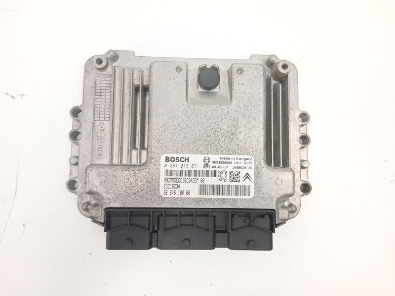 Recambio de centralita para citroën berlingo multispace (b9) 1.6 hdi 90 referencia OEM IAM 9664618080 0281013871 9653958980