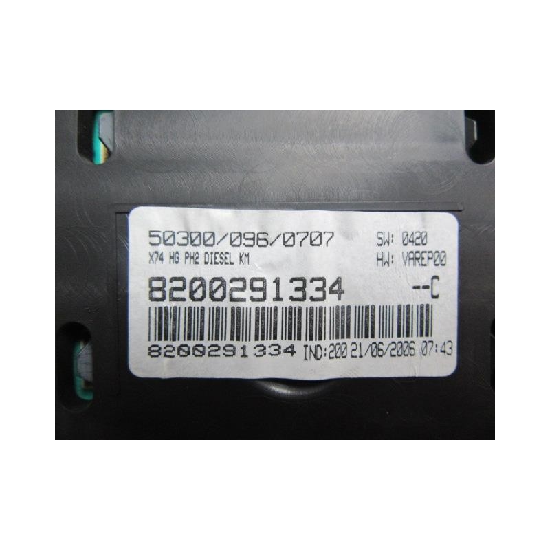 Recambio de cuadro instrumentos : renault laguna : 2.0 dci grand tour (150cv) [2006] para renault laguna 2.0 dci grand tour refe