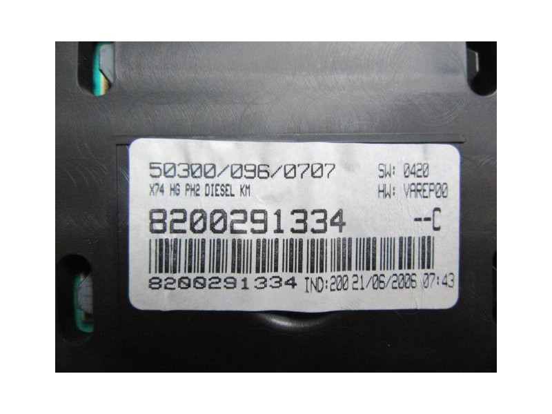 Recambio de cuadro instrumentos : renault laguna : 2.0 dci grand tour (150cv) [2006] para renault laguna 2.0 dci grand tour refe