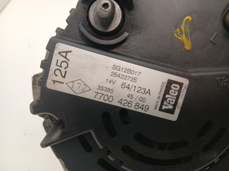 Recambio de alternador para renault laguna i (b56_, 556_) 1.9 dci (b56w) referencia OEM IAM 7700426849 SG12B017 