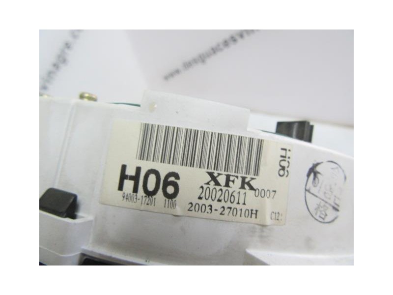 Recambio de cuadro instrumentos : hyundai matrix : 1.6 g (103,33cv) [2005] para hyundai matrix 1.6 g referencia OEM IAM 2002611 