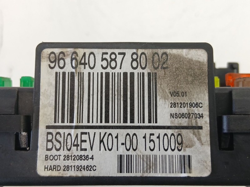 Recambio de bsi para citroën berlingo multispace (b9) 1.6 hdi 90 referencia OEM IAM 9664058780  