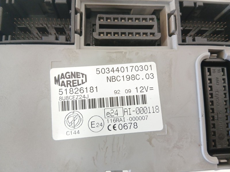 Recambio de bsi para fiat bravo ii (198_) 2.0 d multijet (198axn1b) referencia OEM IAM 51826181  51829178