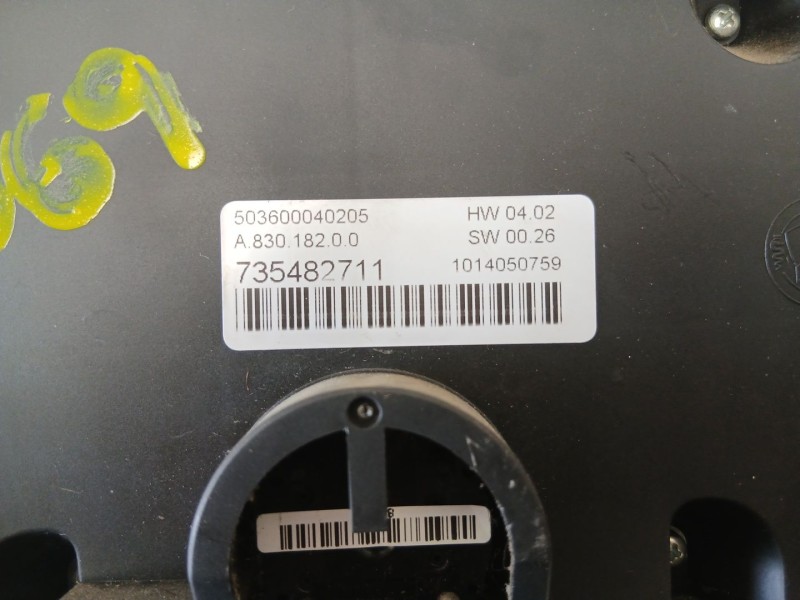 Recambio de mandos calefaccion aire para fiat bravo ii (198_) 2.0 d multijet (198axn1b) referencia OEM IAM 735482711  