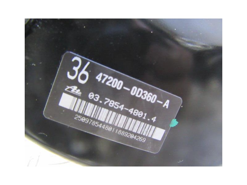 Recambio de servofreno : toyota yaris : 1.3 g (101cv) 6v [2010] para toyota yaris 1.3 g 6v referencia OEM IAM 47200-0D360-A  