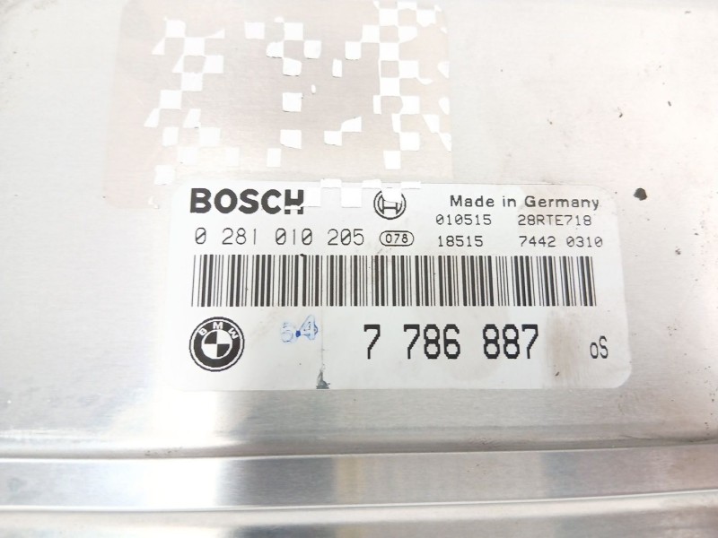 Recambio de centralita para bmw 3 (e46) 320 d referencia OEM IAM 7786887 0281010205 
