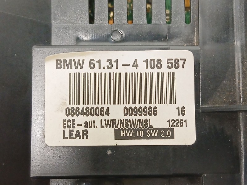 Recambio de mando luces para bmw 3 (e46) 320 d referencia OEM IAM 61314108587  