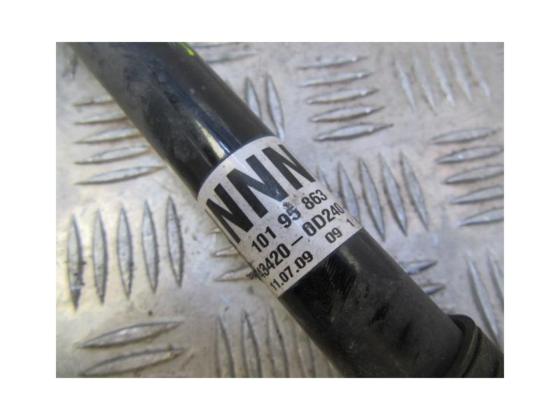 Recambio de transmision delantera izq. : toyota yaris : 1.3 g (101cv) 6v [2010] para toyota yaris 1.3 g 6v referencia OEM IAM 10