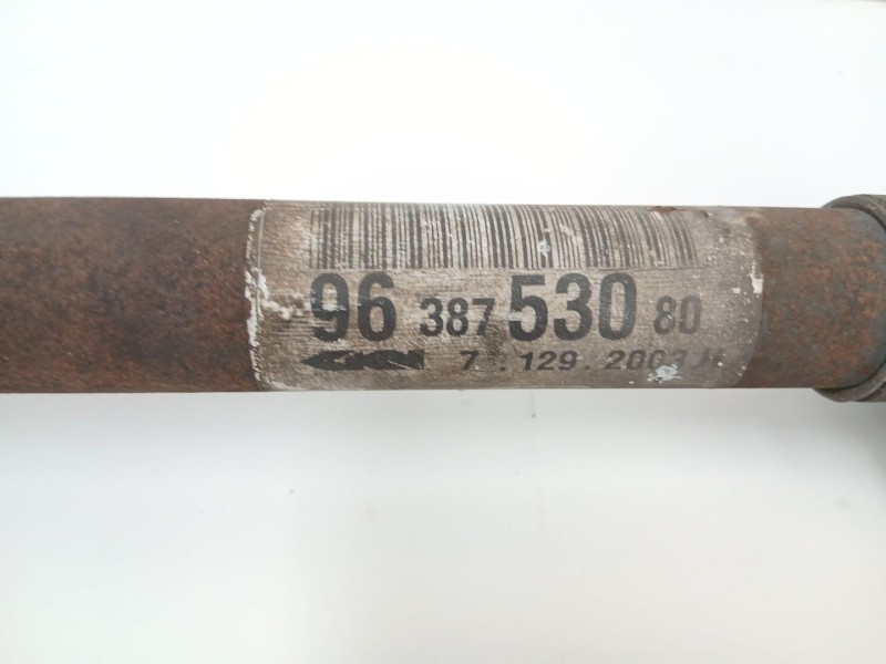 Recambio de transmision delantera izquierda para peugeot 206 hatchback (2a/c) 1.4 i referencia OEM IAM 9638753080  