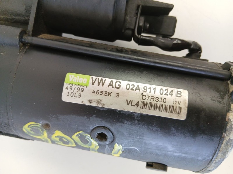 Recambio de motor arranque para seat leon (1m1) 1.9 tdi referencia OEM IAM 02A911024B D7RS30 