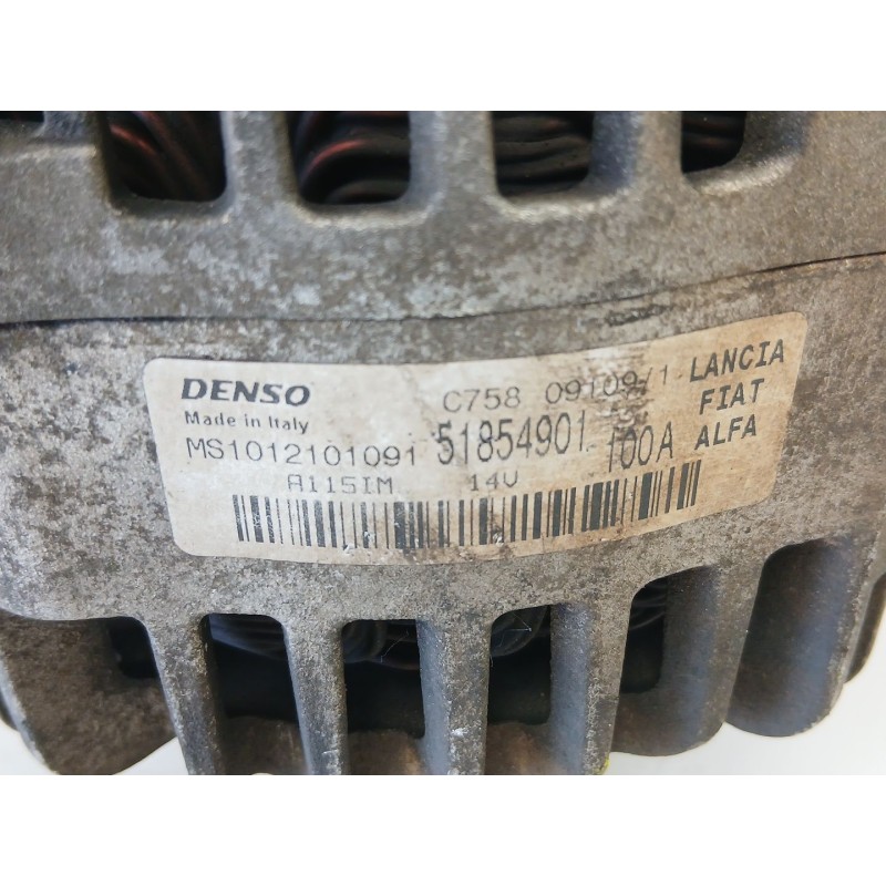 Recambio de alternador para fiat bravo ii (198_) 2.0 d multijet (198axn1b) referencia OEM IAM 51854901 MS1012101091 