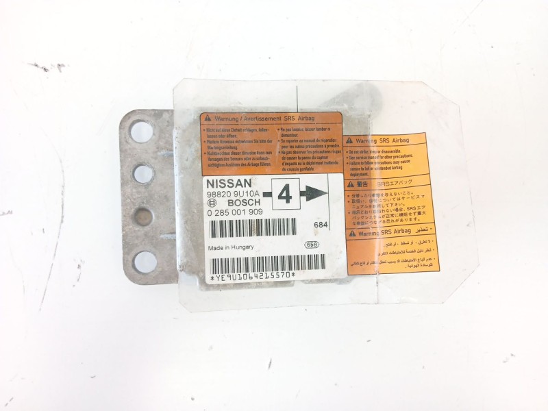 Recambio de centralita airbag para nissan note (e11e) 1.4 cat referencia OEM IAM 988209U10A 0285001909 
