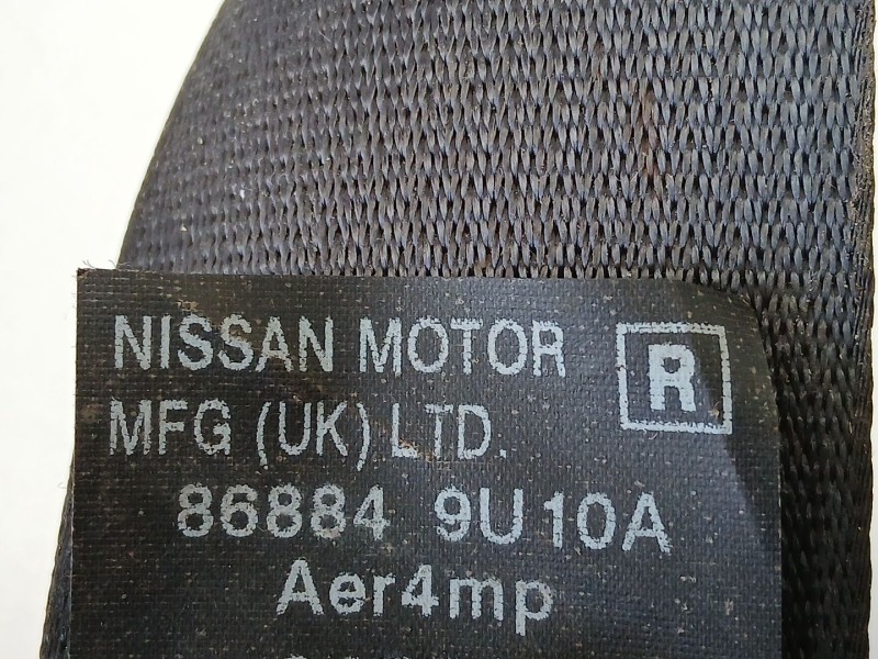Recambio de cinturon seguridad delantero derecho para nissan note (e11e) 1.4 cat referencia OEM IAM 868849U10A  