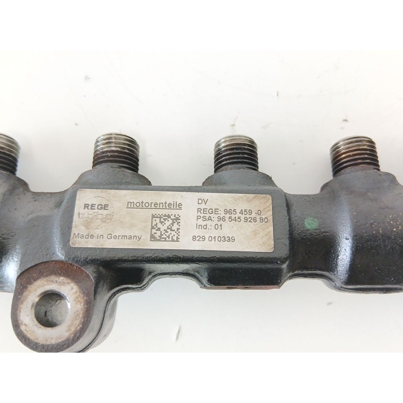 Recambio de rampa inyectora para citroën berlingo multispace (b9) 1.6 hdi 90 referencia OEM IAM 9654592680  