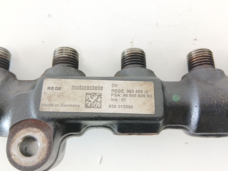 Recambio de rampa inyectora para citroën berlingo multispace (b9) 1.6 hdi 90 referencia OEM IAM 9654592680  