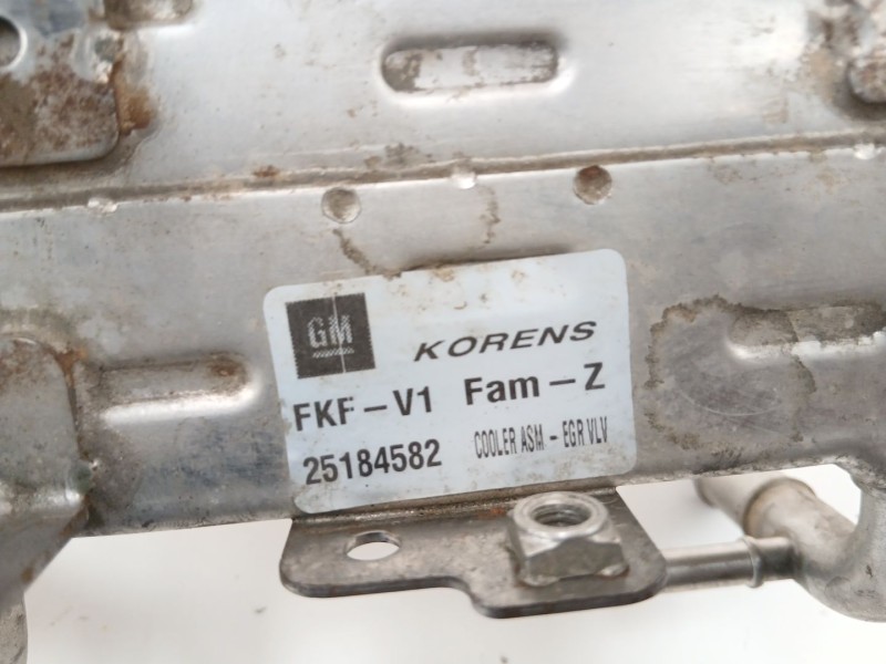 Recambio de enfriador egr para chevrolet orlando (j309) 2.0 d referencia OEM IAM 25184582  
