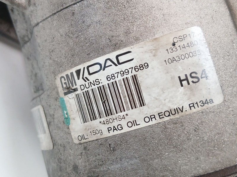 Recambio de compresor aire acondicionado para chevrolet orlando (j309) 2.0 d referencia OEM IAM 687997689  