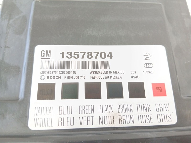 Recambio de modulo electronico para opel insignia a (g09) 2.0 cdti (68) referencia OEM IAM 13578704  