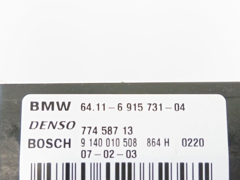 Recambio de motor calefaccion para bmw z4 2.0 g inyeccion referencia OEM IAM 6926215  
