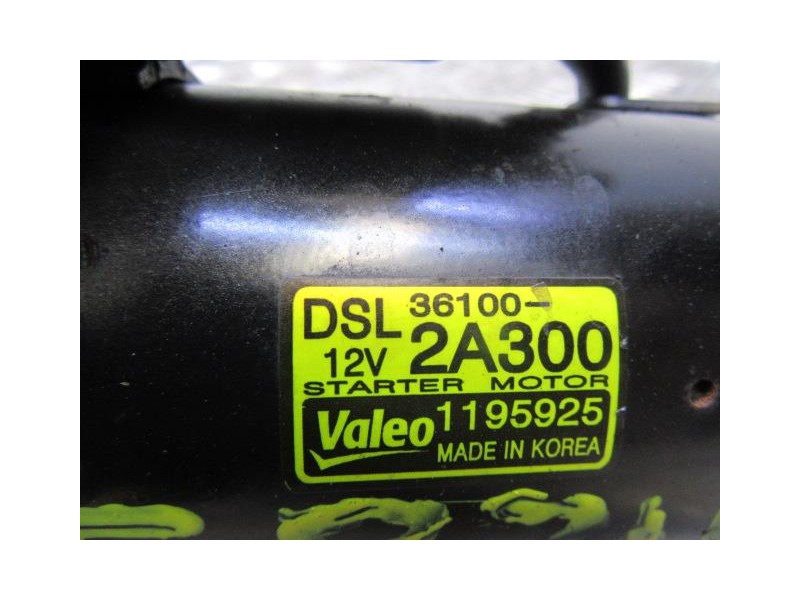 Recambio de motor arranque : hyundai getz : 1.5 crdi (88,37cv) 5p [2008] para hyundai getz 1.5 crdi referencia OEM IAM 1195925  