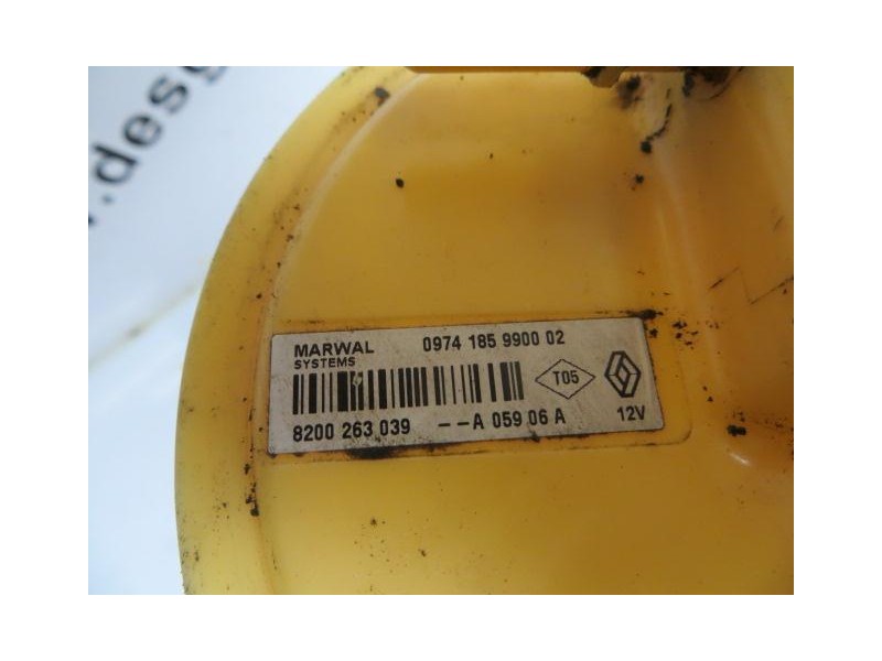 Recambio de bomba gasolina / aforadores : renault clio : 1.5 dci /k9k t766 (85,68cv) 5p [2006] para renault clio 1.5 dci /k9k t7