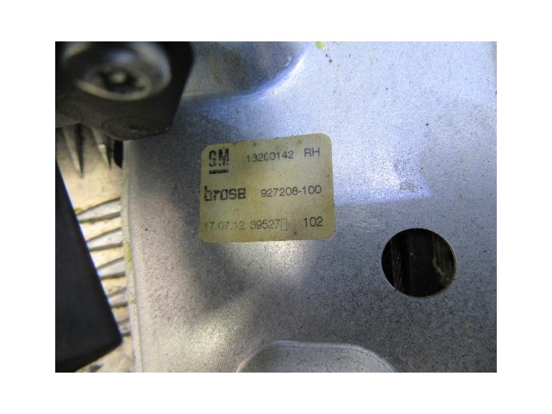 Recambio de elevalunas elec. tra. dch. : opel zafira : 2.0 cdti tourer 16v [2013] para opel zafira 2.0 cdti tourer 16v referenci