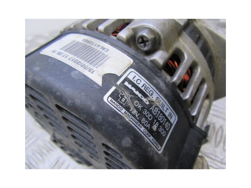 Recambio de alternador : kia rio : 1.5 g (98,03cv) [2002] para kia rio 1.5 g referencia OEM IAM AB180140  