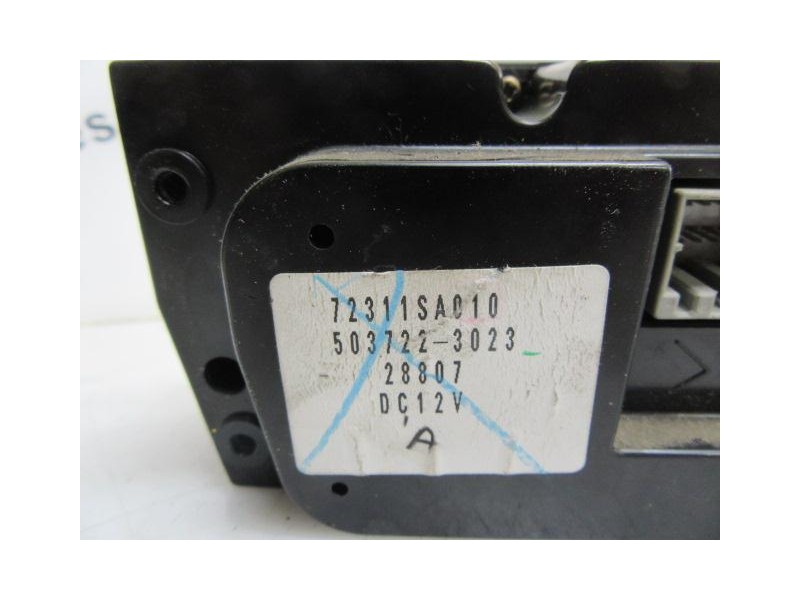 Recambio de mandos calefaccion : subaru forester : 2.0 g /ej20 (125,08cv) 5p [2002] para subaru forester 2.0 g /ej20 referencia 