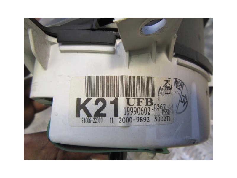 Recambio de cuadro instrumentos : hyundai accent : 1.3 g (84,30cv) [1999] para hyundai accent 1.3 g referencia OEM IAM K2194006-