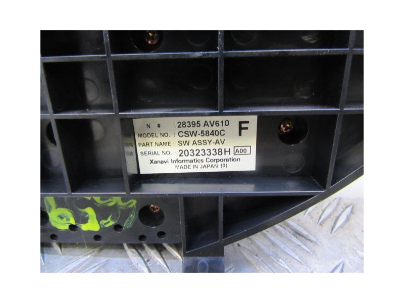 Recambio de mandos calefaccion : nissan primera : 2.2 d (126,44cv) [2002] para nissan primera 2.2 d referencia OEM IAM 20323338H