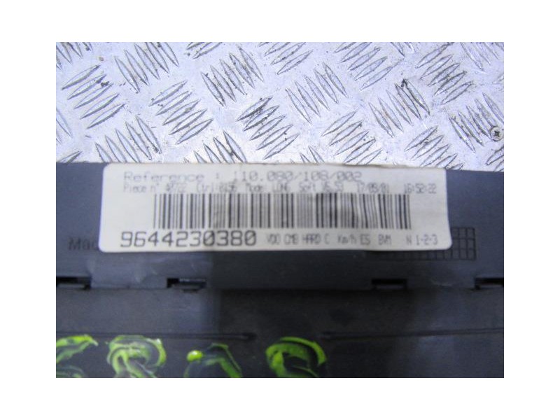 Recambio de cuadro instrumentos : peugeot 406 : 1.7 g (115,57cv) [2001] para peugeot 406 1.7 g referencia OEM IAM 9644230380  