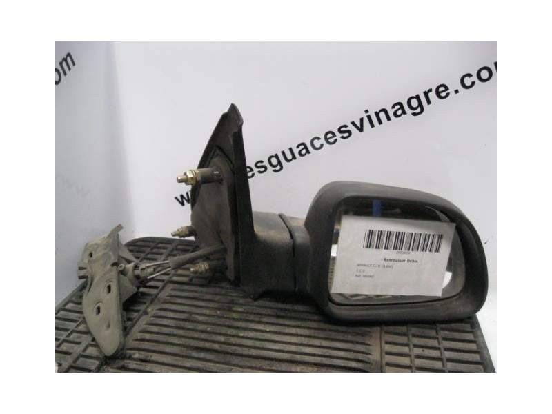 Recambio de retrovisor derecho para renault clio 1.2 g referencia OEM IAM NEGRO  